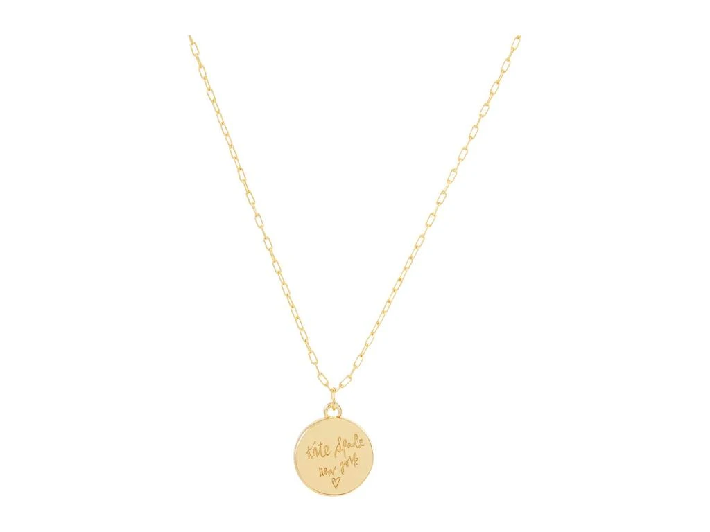 商品Kate Spade|Treasure Forever Love Pendant Necklace,价格¥335,第3张图片详细描述