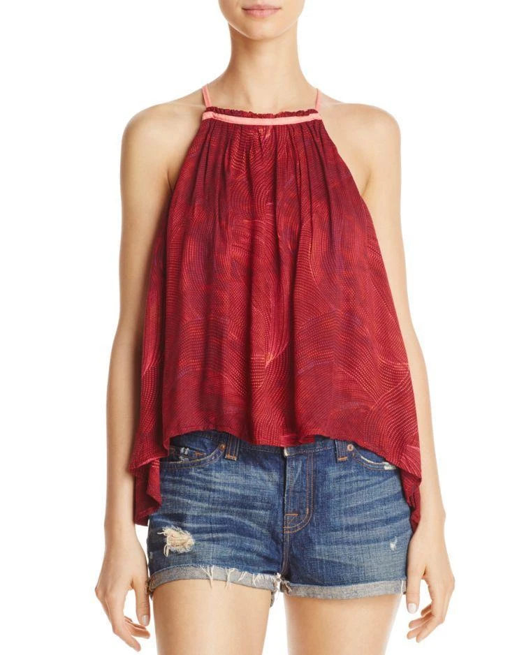 商品Free People|Free People Season in the Sun Lace-Up Top,价格¥152,第1张图片