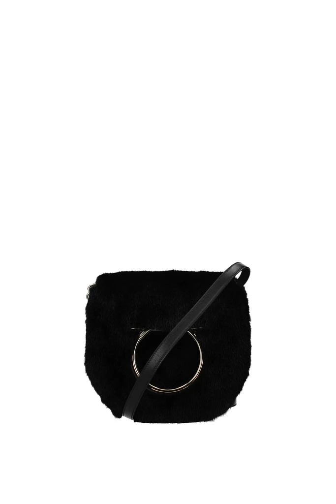 商品Salvatore Ferragamo|Crossbody Bag Mink Black,价格¥8153,第1张图片