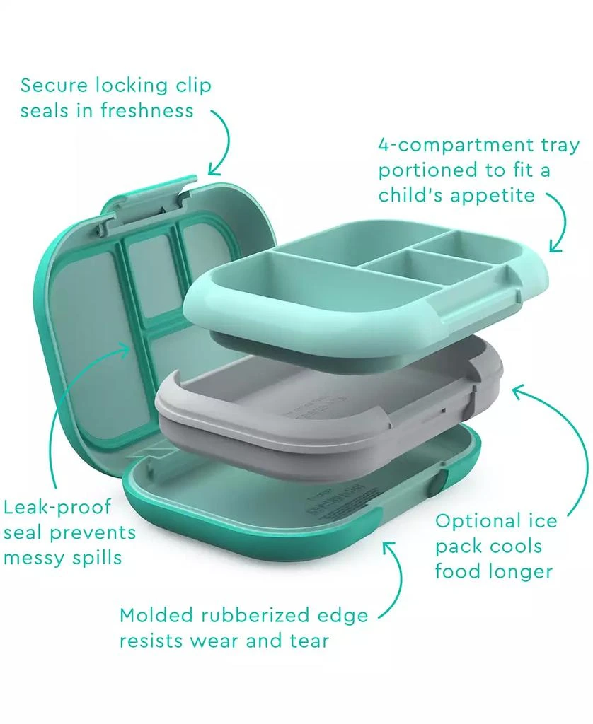 商品Bentgo|Kids Chill Lunch Box - Green/Navy,价格¥406,第2张图片详细描述
