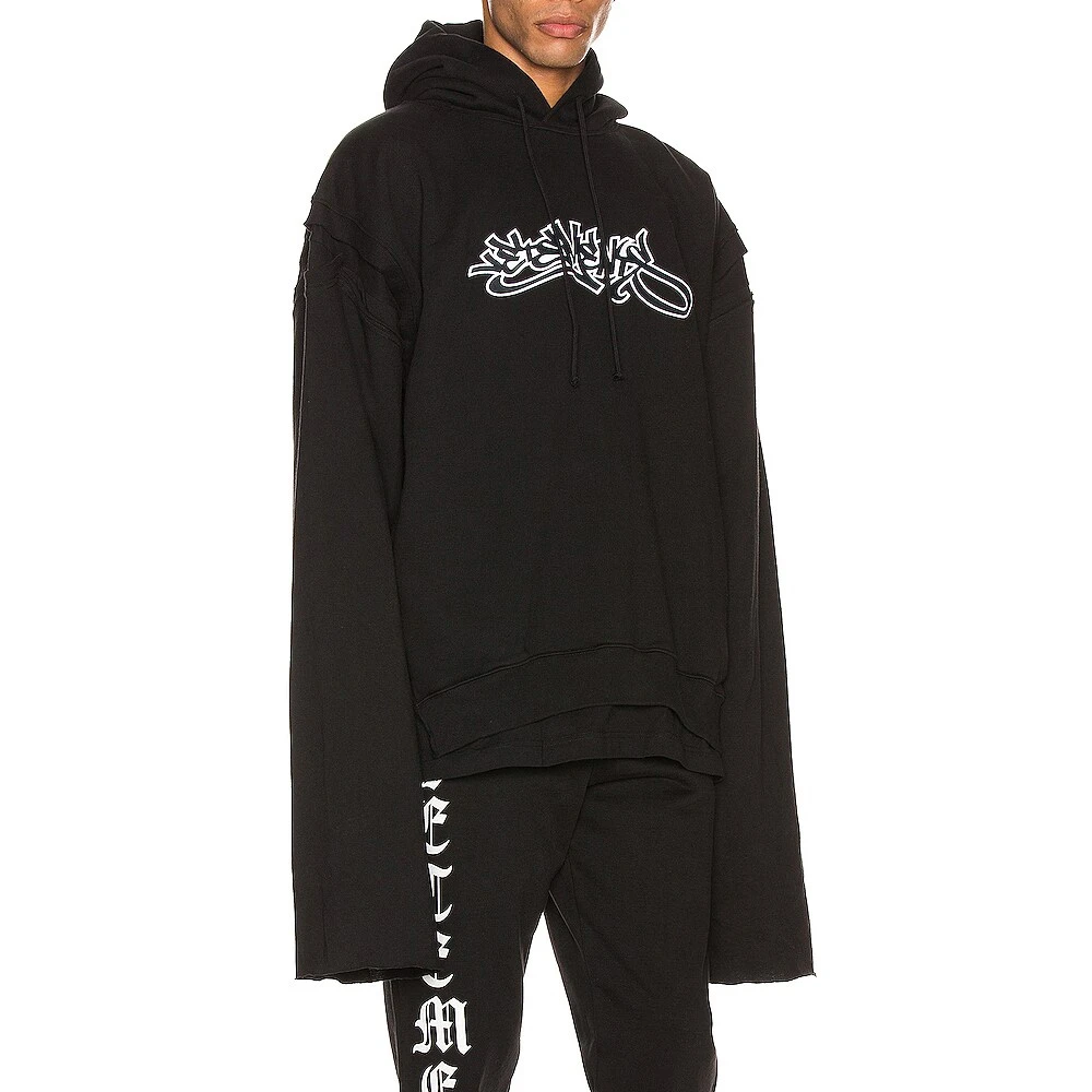 VETEMENTS 黑色男士卫衣/帽衫 SS20TR184-BLACK 商品