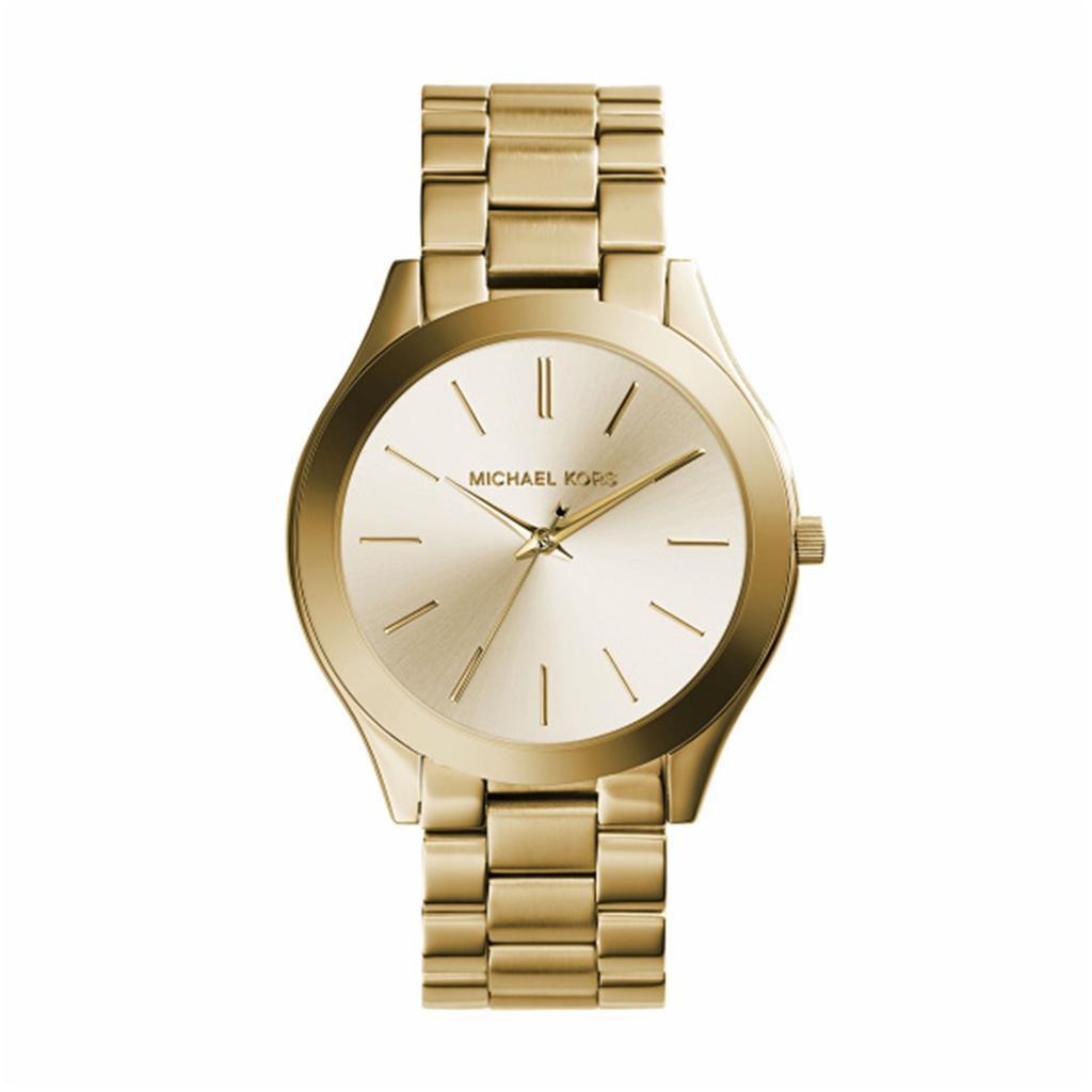 商品Michael Kors|MICHAEL KORS Watches Women Gold Steel Strap,价格¥1669,第1张图片