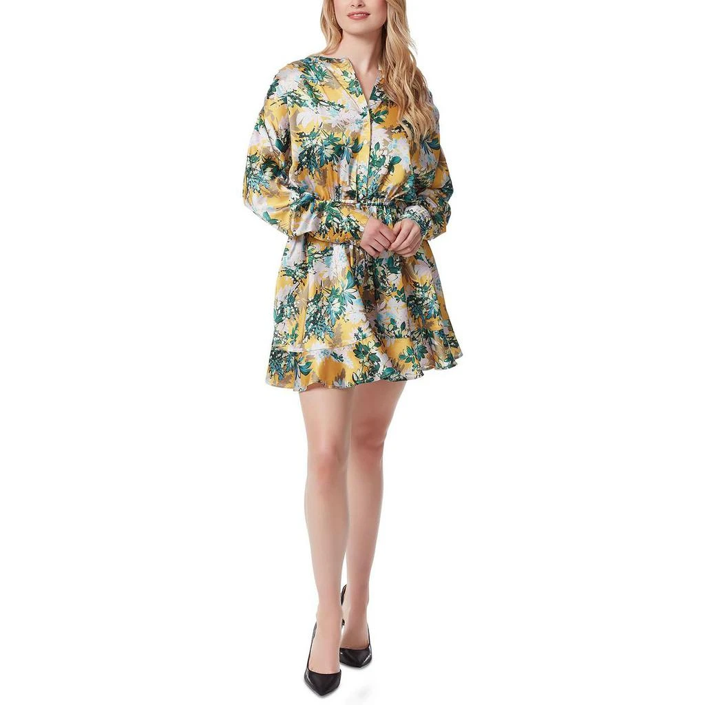 商品Jessica Simpson|Jessica Simpson Womens Button-Down Long Sleeve Shirtdress,价格¥85,第2张图片详细描述