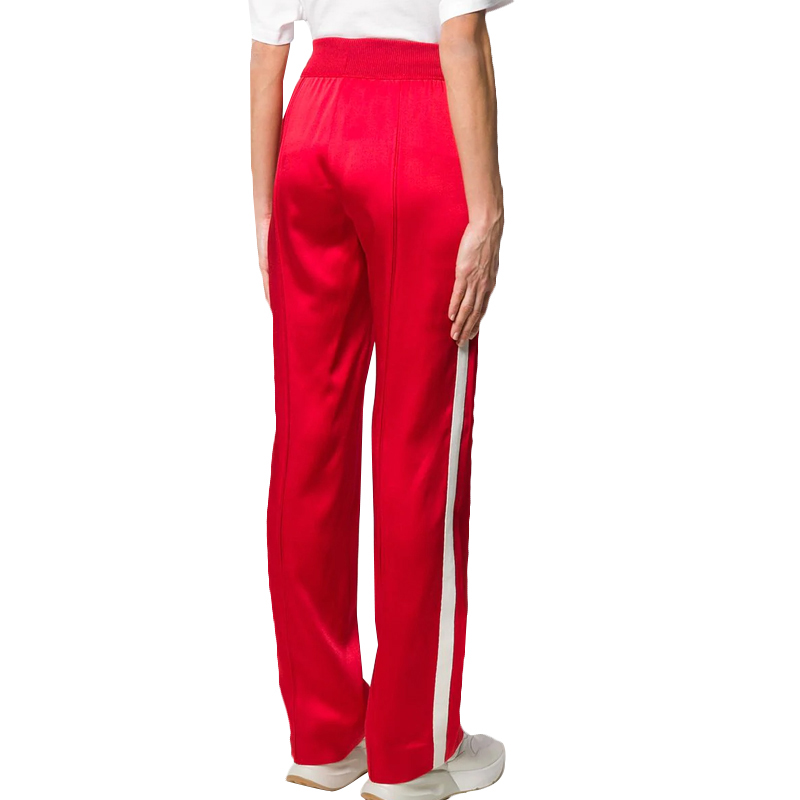Moncler 盟可睐 女士红色绸面休闲裤 1650000-C0006-45B商品第3张图片规格展示