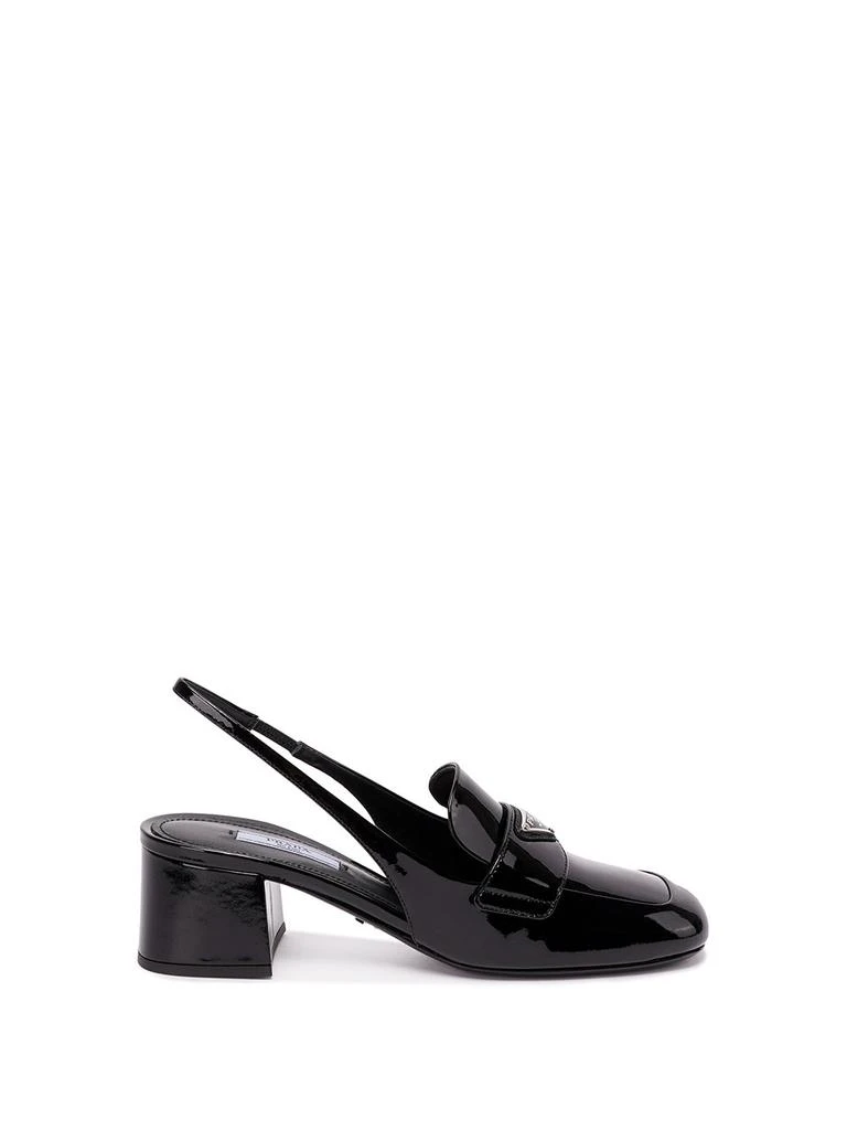 商品Prada|Prada Patent Leather Slingback Loafers,价格¥5279,第1张图片