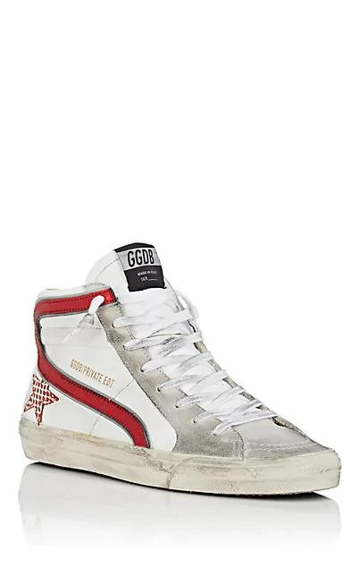 商品Golden Goose|Women's Slide Suede & Leather Sneakers,价格¥2206,第2张图片详细描述