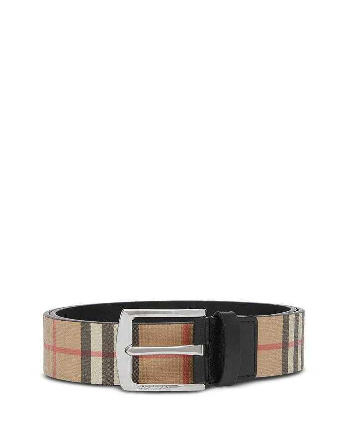 商品Burberry|Men's Vintage Check Belt,价格¥1841,第1张图片