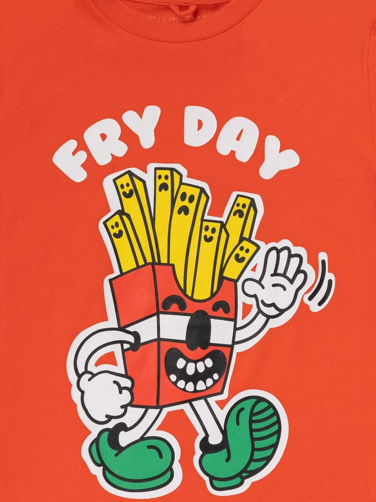 商品Stella McCartney|Fry Day Print Organic Cotton T-shirt,价格¥355,第1张图片详细描述
