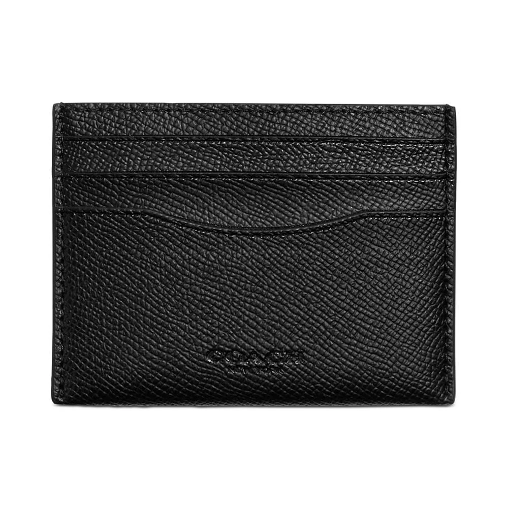 商品Coach|Men's Flat Crossgrain Leather Card Case,价格¥579,第1张图片