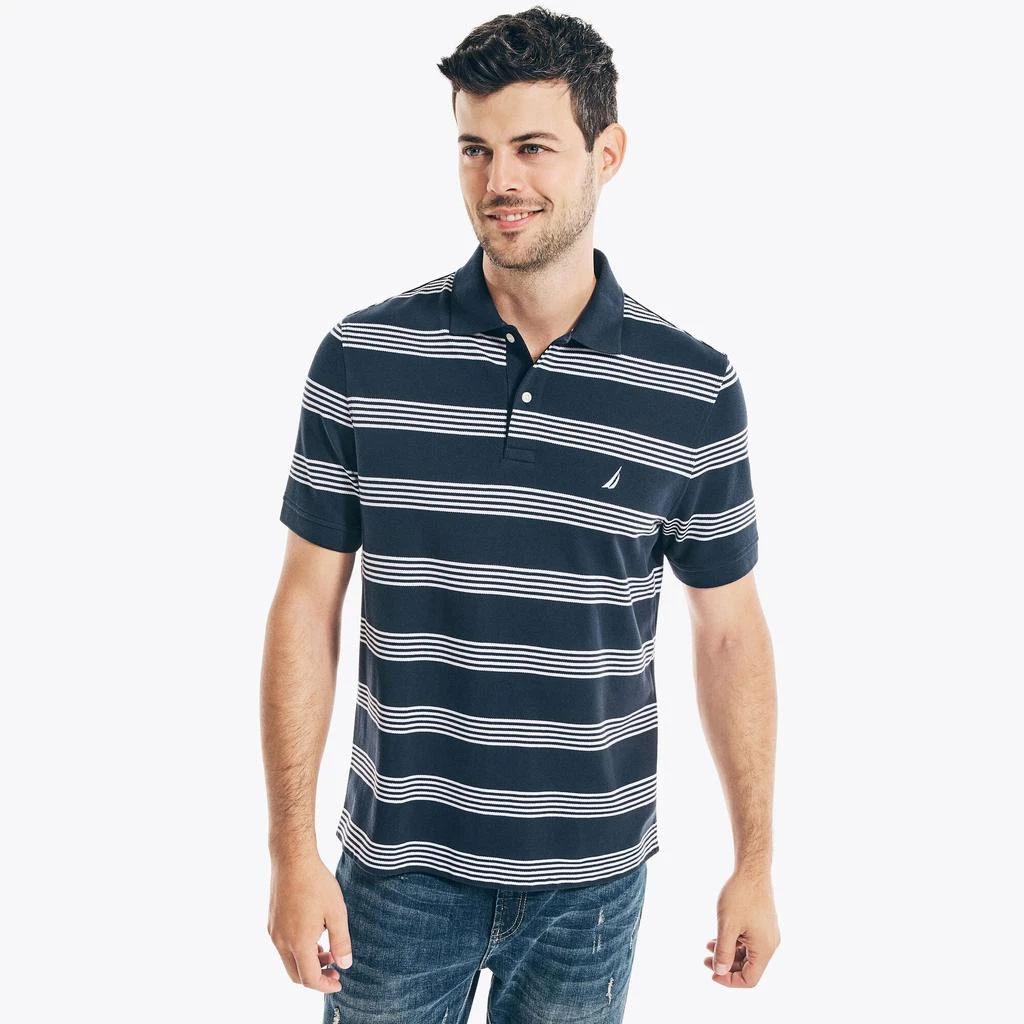 商品Nautica|Nautica Mens Classic Fit Striped Polo,价格¥137,第3张图片详细描述