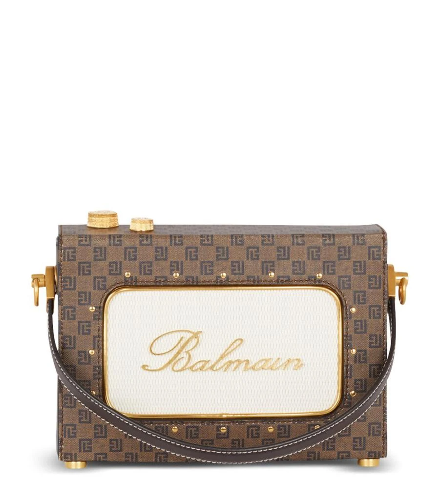 商品Balmain|Monogram Radio Cross-Body Bag,价格¥18953,第1张图片