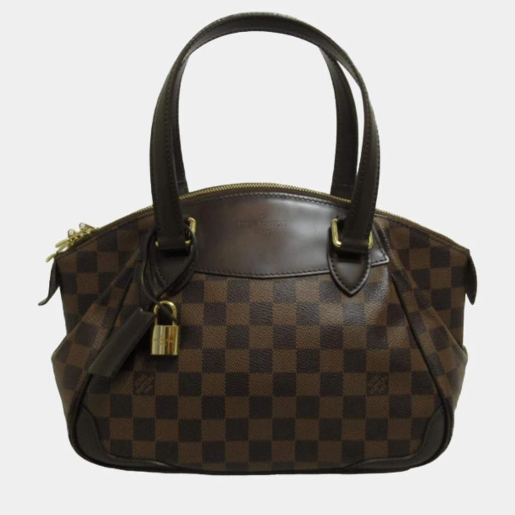 商品[二手商品] Louis Vuitton|Louis Vuitton Brown Canvas Damier Ebene Verona PM  Shoulder Bag,价格¥11515,第1张图片