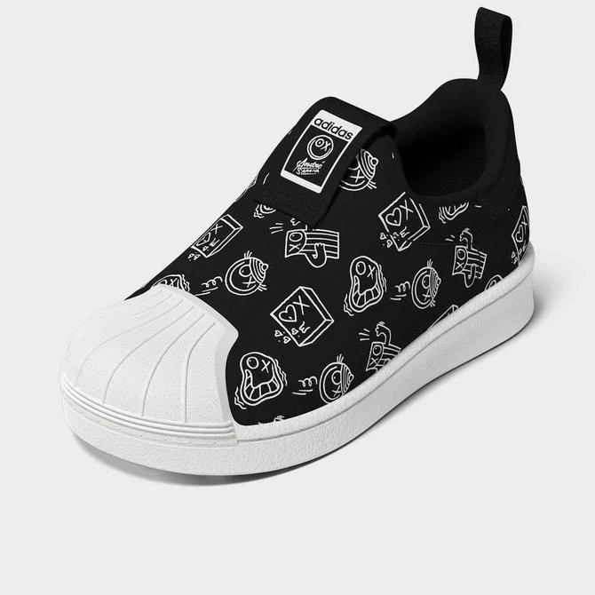 商品Adidas|Kids' Toddler adidas Originals x Andre Saraiva Superstar 360 Slip-On Casual Shoes,价格¥371,第2张图片详细描述