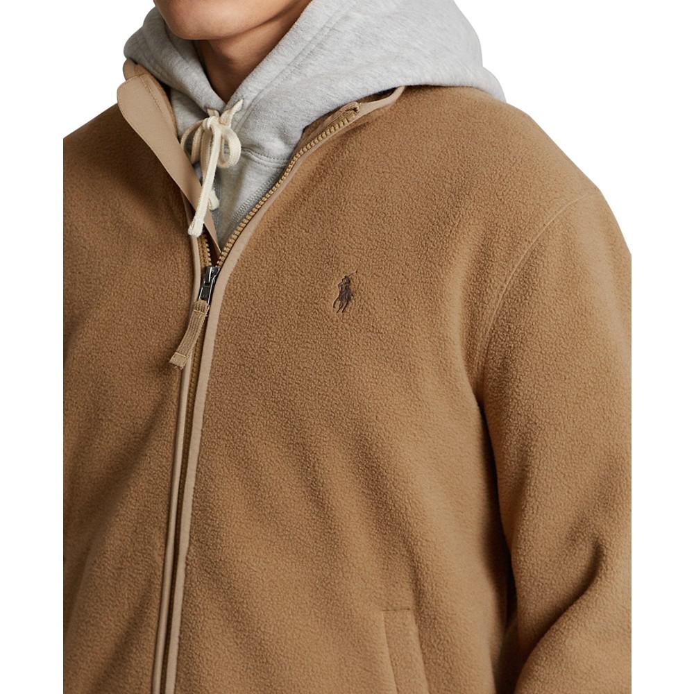 Men's Brushed Fleece Jacket商品第3张图片规格展示