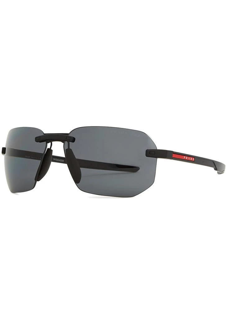 商品Prada|Black aviator-style sunglasses,价格¥1547,第1张图片