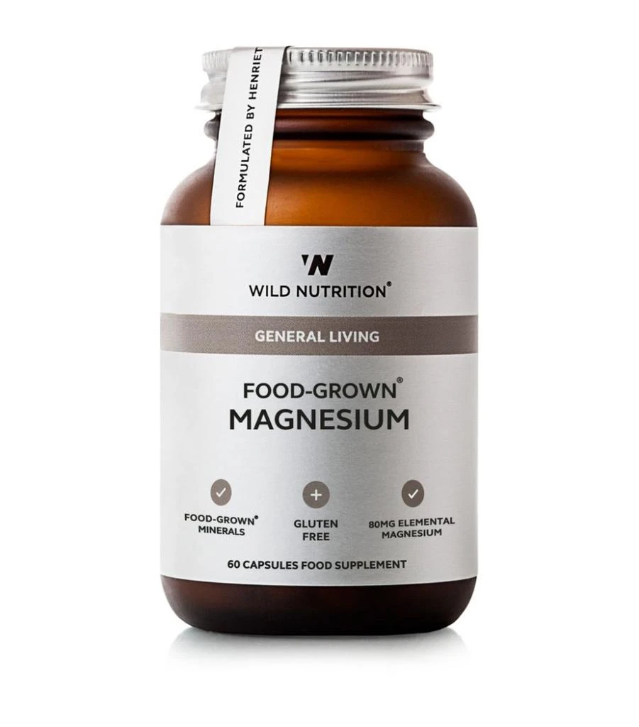 商品Wild Nutrition|General Living Food-Grown Magnesium (60 Capsules),价格¥193,第1张图片