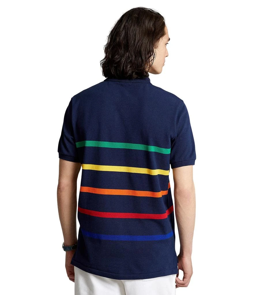 商品Ralph Lauren|Classic Fit Striped Mesh Polo Shirt,价格¥489,第2张图片详细描述