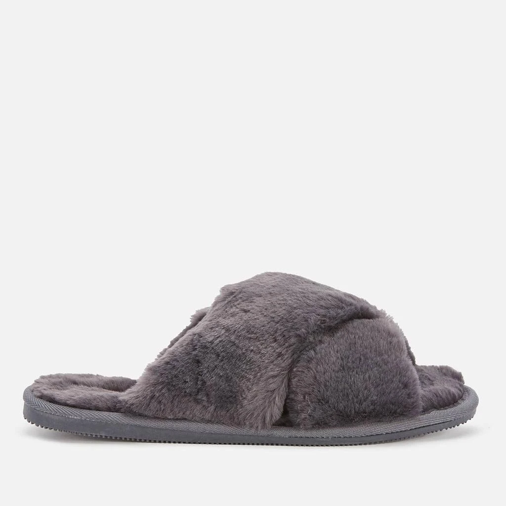 商品Clarks|CLARKS WOMEN'S DREAM LUX SLIDE SLIPPERS - GREY,价格¥143,第1张图片