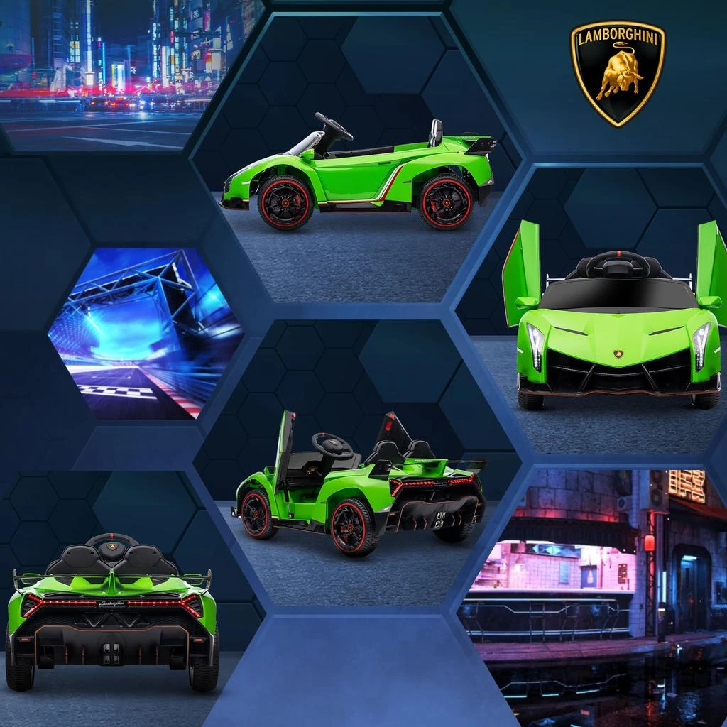 商品Streamdale Furniture|Streamdale Lamborghini Veneno Electric Ride-On Car Licensed,价格¥3475,第3张图片详细描述