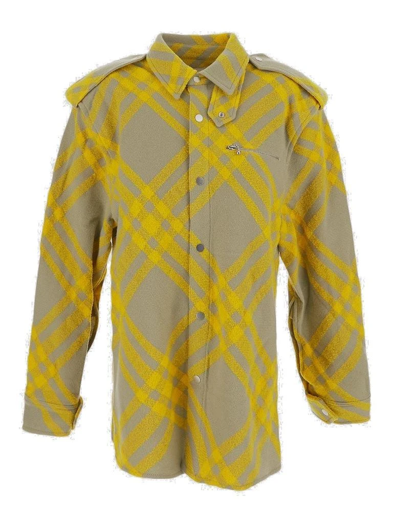 商品Burberry|Burberry Long Sleeved Check-Pattern Shirt,价格¥6751,第1张图片