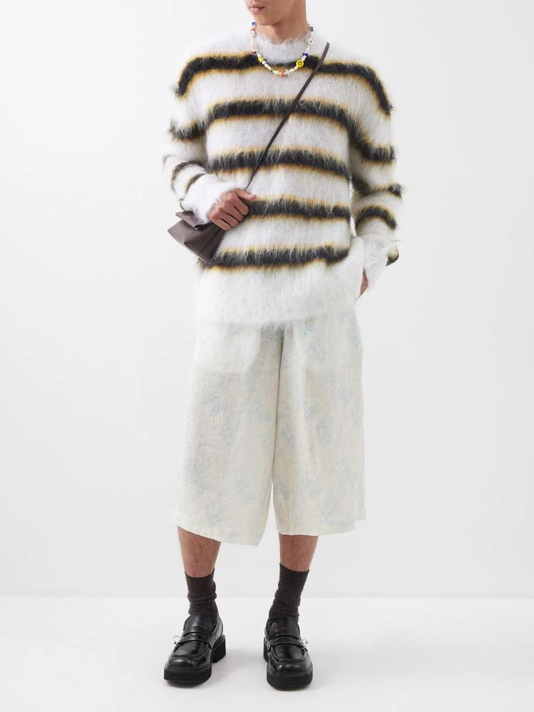 商品Charles Jeffrey Loverboy|Printed linen Bermuda shorts,价格¥1328,第2张图片详细描述
