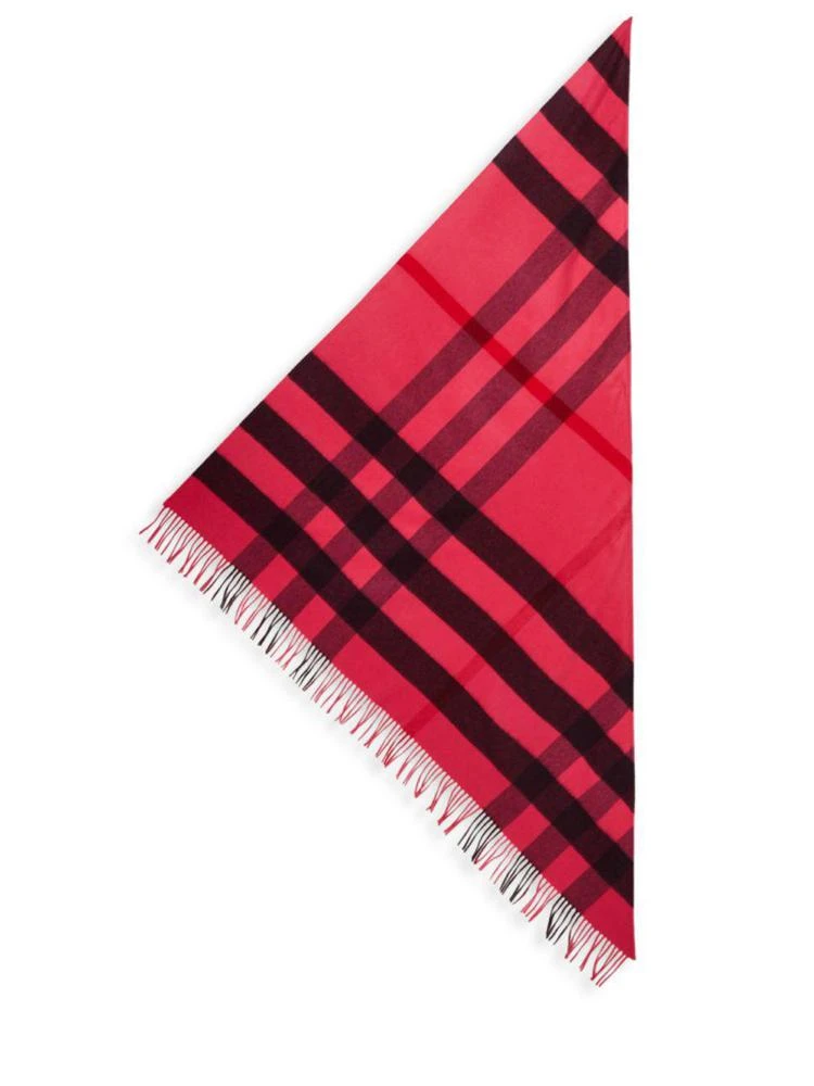 商品Burberry|Overdye Half Mega Cashmere Scarf,价格¥3674,第2张图片详细描述