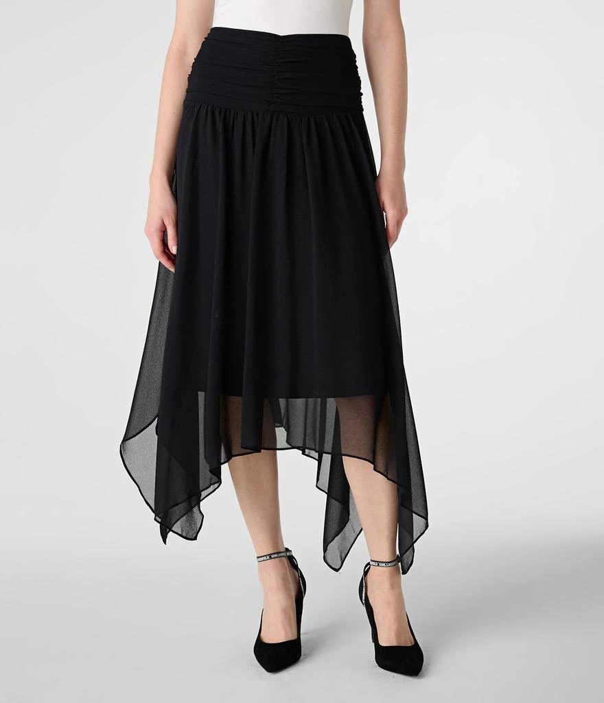 商品Karl Lagerfeld Paris|DRAPEY MIDI SKIRT,价格¥525,第5张图片详细描述