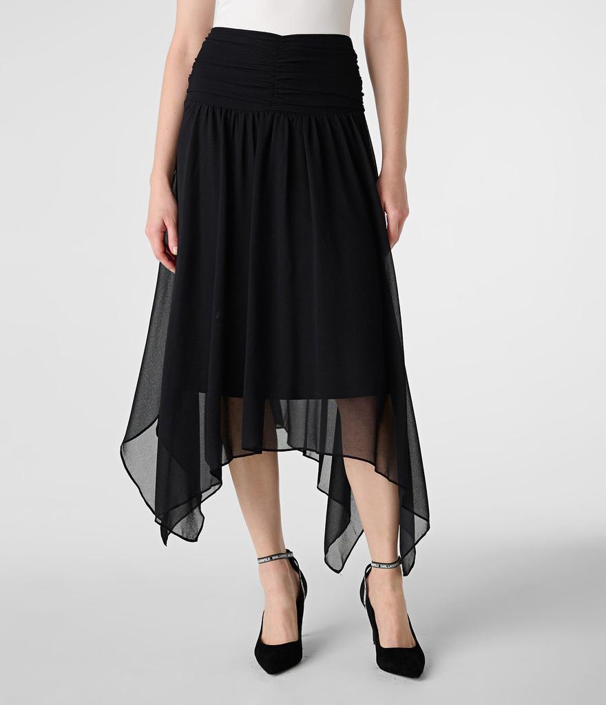 商品Karl Lagerfeld Paris|DRAPEY MIDI SKIRT,价格¥814,第7张图片详细描述