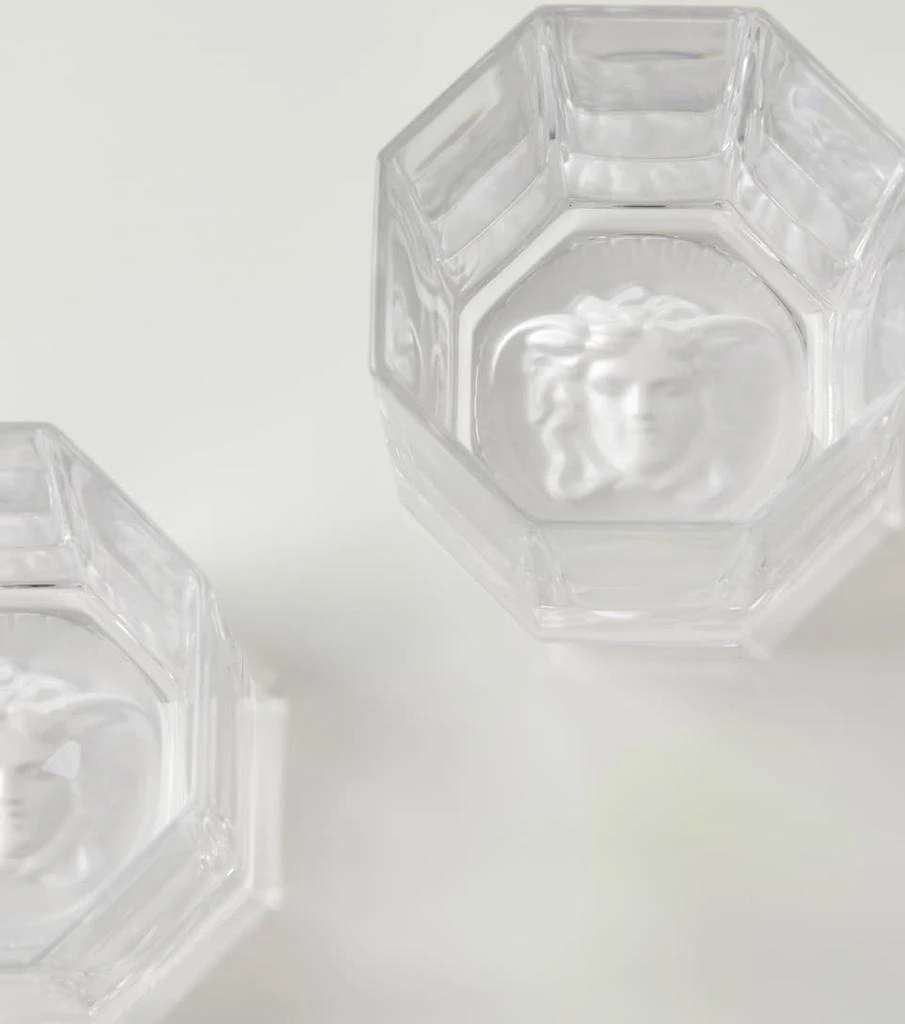 商品Versace Home|Medusa Lumière set of 2 whisky glasses,价格¥1724,第2张图片详细描述