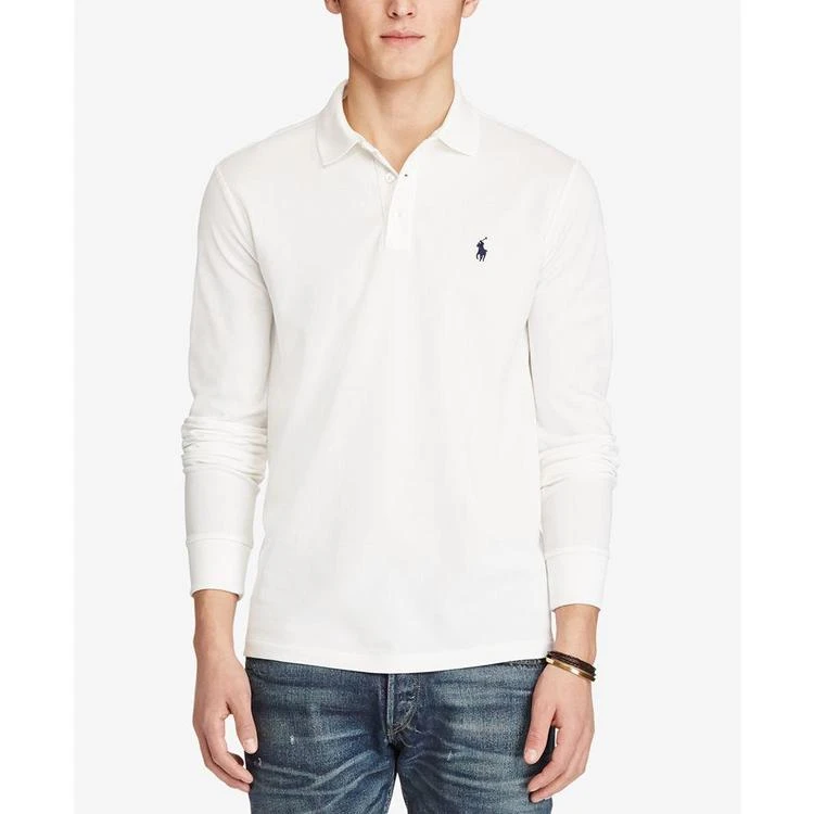 商品Ralph Lauren|Men's Custom-Fit Stretch-Mesh Polo,价格¥447,第2张图片详细描述