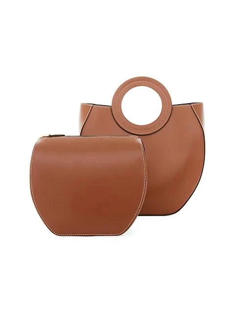 商品Staud|Frida Leather Top Handle Bag,价格¥2435,第3张图片详细描述