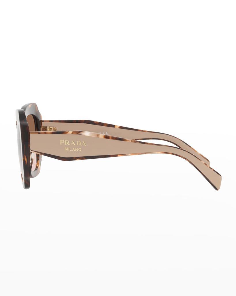 商品Prada|Geo Round Acetate Sunglasses,价格¥2922,第4张图片详细描述
