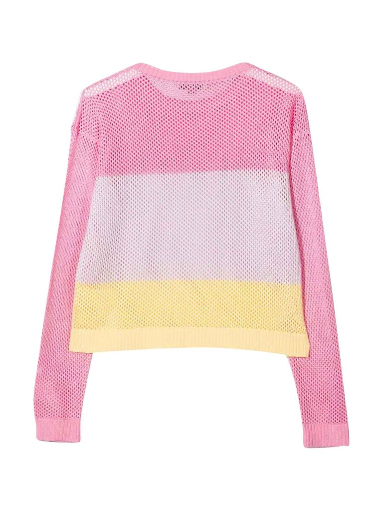 Emilio Pucci Pink Girl Shirt With Multicolor Print商品第2张图片规格展示