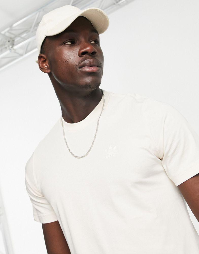 商品Adidas|adidas Originals Trefoil Essentials logo t-shirt in off white,价格¥164,第5张图片详细描述