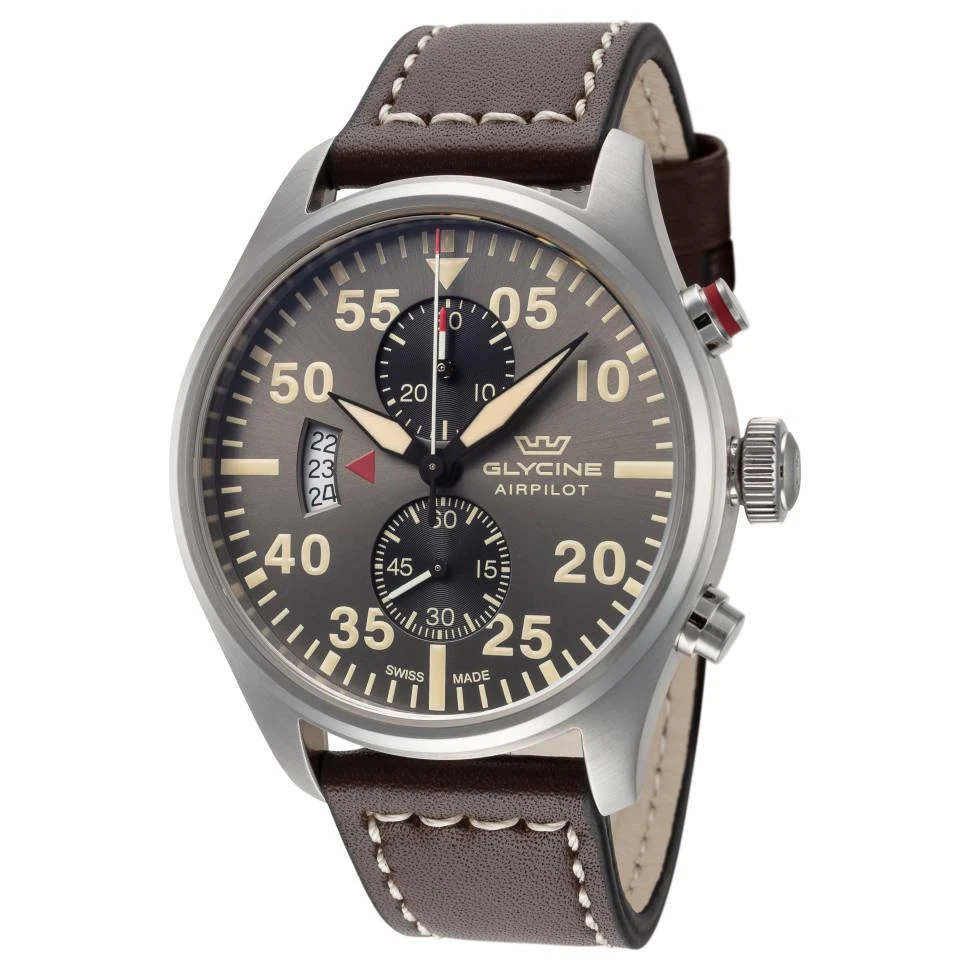 商品Glycine|Glycine Airpilot Chrono 44 手表,价格¥1497,第1张图片