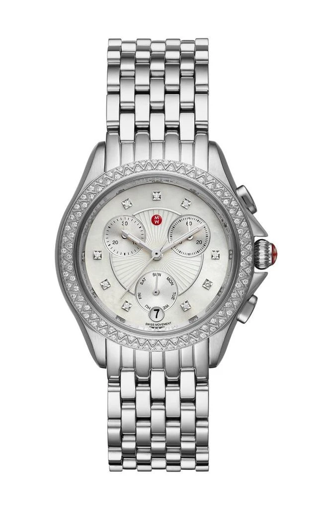商品Michele|Women's Belmore Diamond Accent Bracelet Watch, 37mm - 0.38 ctw,价格¥9457,第1张图片