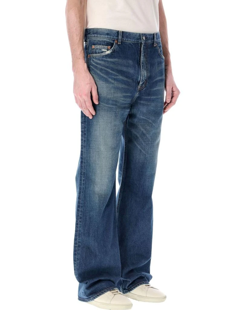 商品Yves Saint Laurent|Saint Laurent Whiskering-Effect Distressed Bootcut Jeans,价格¥6394,第3张图片详细描述