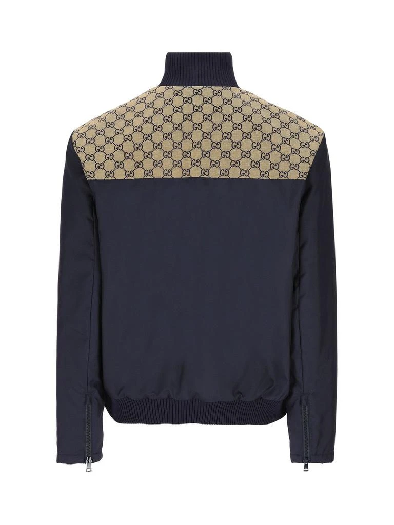 商品Gucci|Gucci Interlocking G Embroidered Zipped Jacket,价格¥12876,第2张图片详细描述