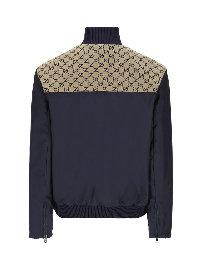 商品Gucci|Gucci Interlocking G Embroidered Zipped Jacket,价格¥12026,第2张图片详细描述