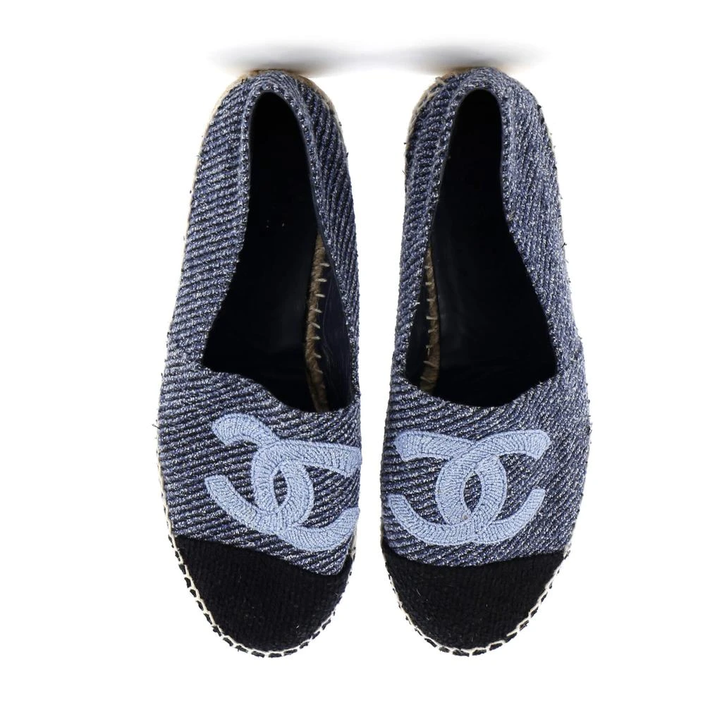 商品[二手商品] Chanel|Women's CC Cap Toe Espadrilles Leather,价格¥4619,第2张图片详细描述