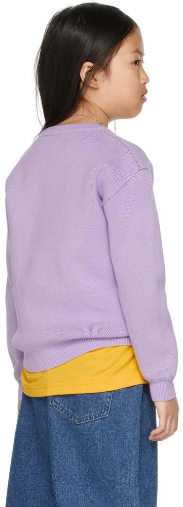 商品Drew House|SSENSE Exclusive Kids Purple Painted Mascot Sweater,价格¥1456,第3张图片详细描述