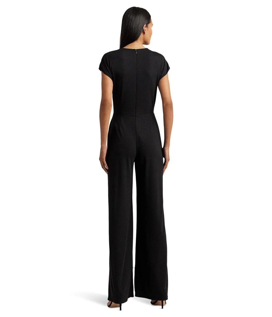 商品Ralph Lauren|Tie-Front Jersey Wide-Leg Jumpsuit,价格¥1682,第2张图片详细描述