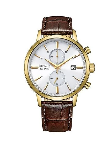 商品Citizen|Core Collection Chronograph Quartz White Dial Men's Watch CA7062-15A,价格¥1348,第1张图片