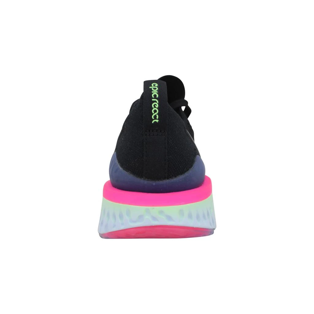 商品NIKE|Nike Epic React Flyknit 2 Black/Black-Sapphire  BQ8927-003 Women's,价格¥479,第3张图片详细描述