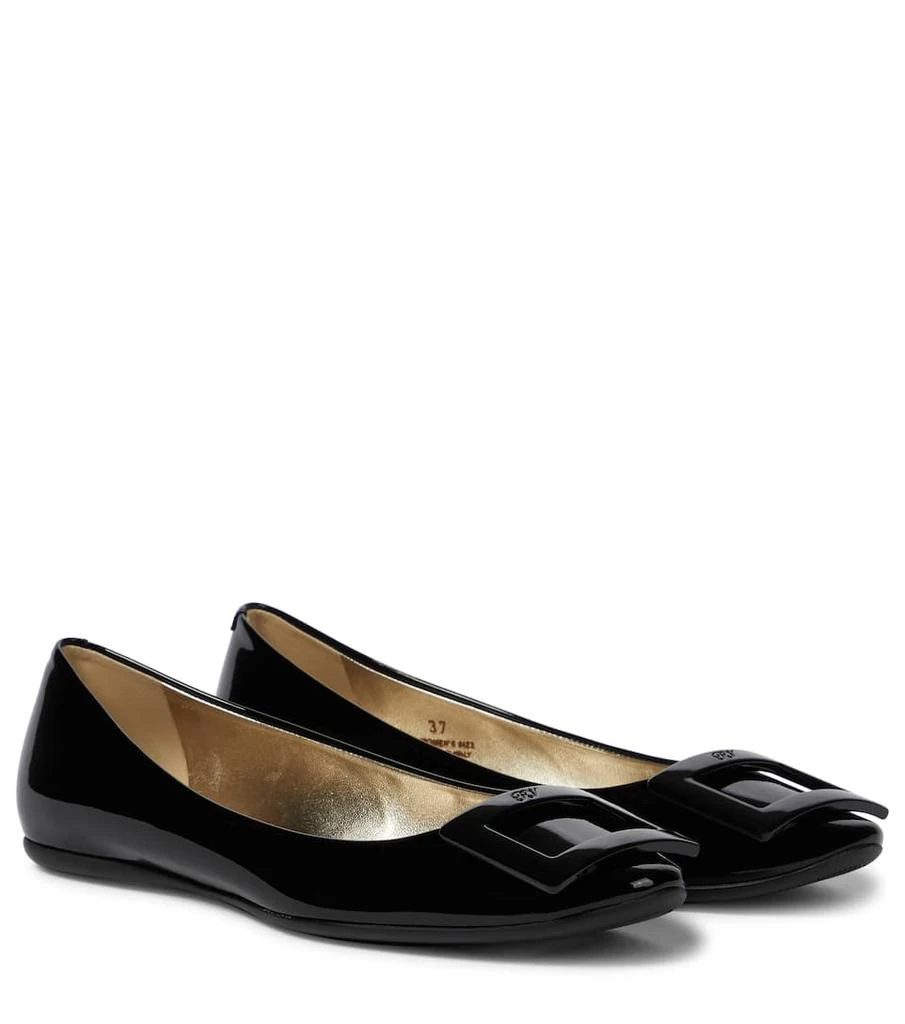 商品Roger Vivier|Gommette patent leather ballet flats,价格¥4351,第1张图片