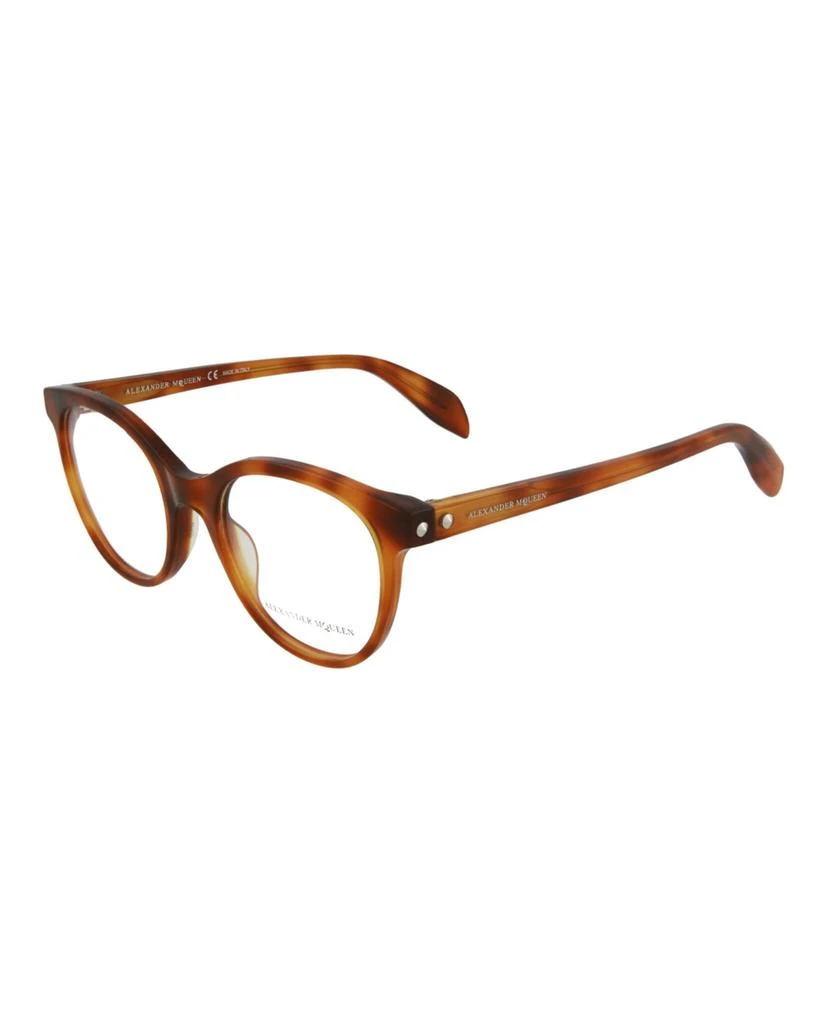 商品Alexander McQueen|Round Acetate Optical Glasses,价格¥1104,第2张图片详细描述