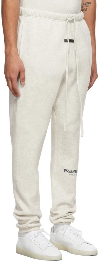 男款 运动长裤 米白色商品第2张图片规格展示