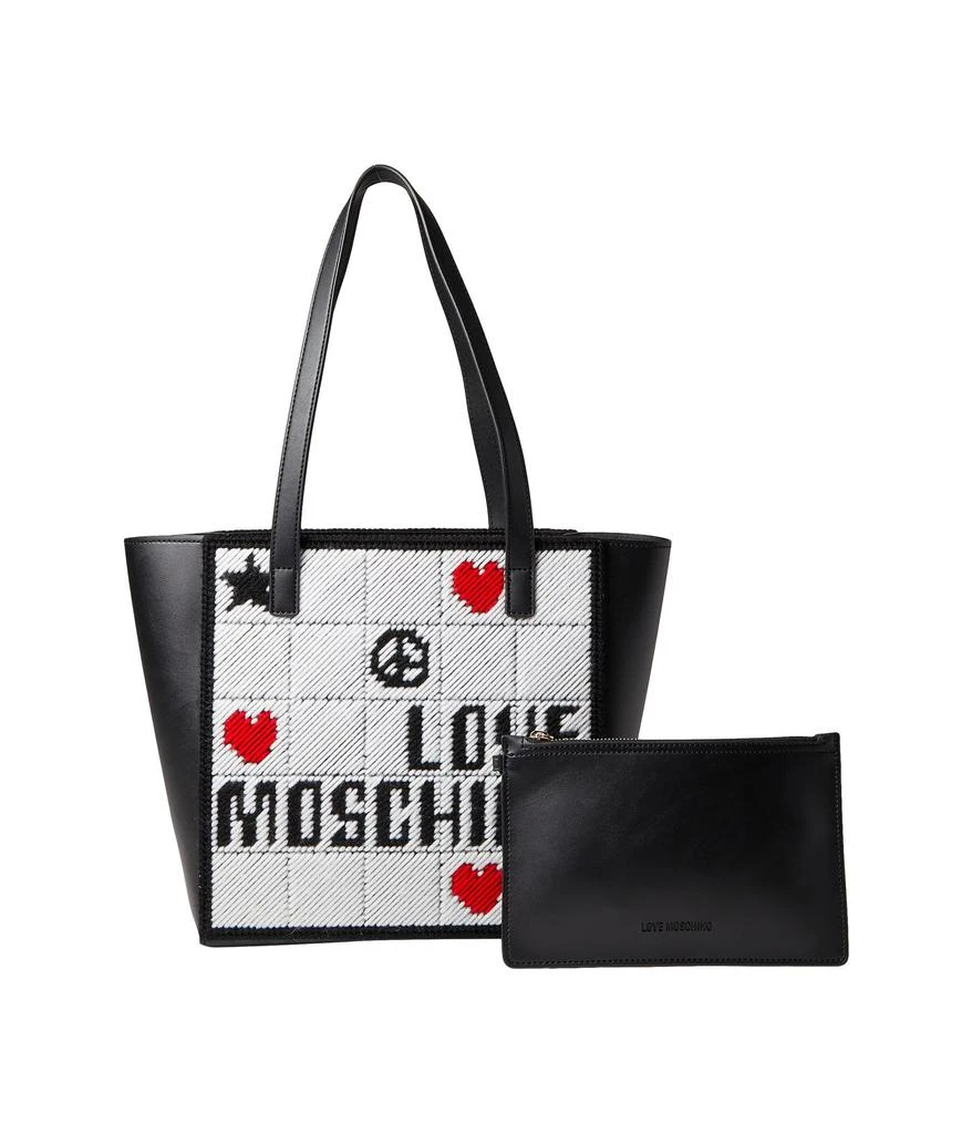 商品Moschino|Borsa Calf PVC Tote,价格¥823,第1张图片