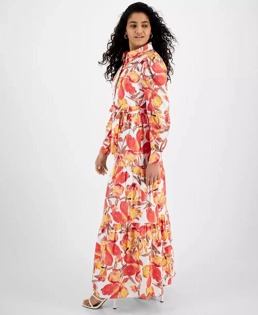 商品RACHEL Rachel Roy|Women's Pru Floral Maxi Shirt Dress,价格¥521,第3张图片详细描述