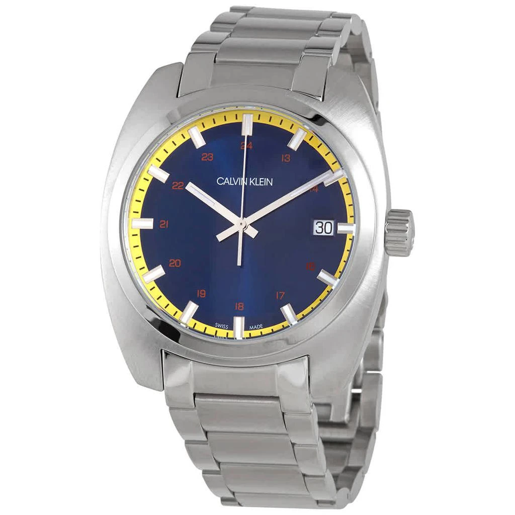 商品Calvin Klein|Achiev Quartz Blue Dial Mens Watch K8W3114N,价格¥337,第1张图片